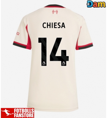 Liverpool Federico Chiesa #14 Bortatröja Dam 2025-26 Kortärmad